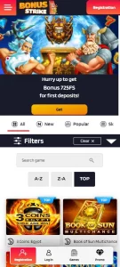 bonus strike casino mobile